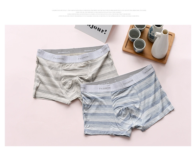 Quần lót sọc gợi cảm nữ modal eo thấp tóm tắt vài đồ lót nam boxer tóm tắt quần cotton quần lót đôi